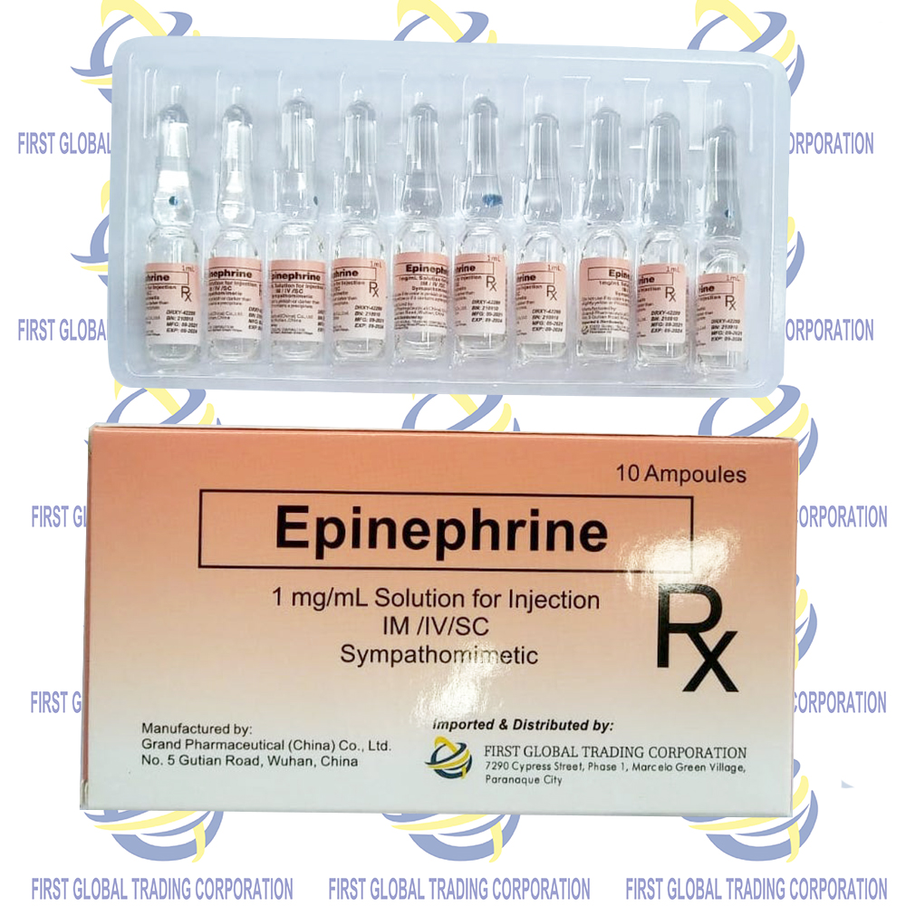 EPINEPHRINE 10 Ampoules