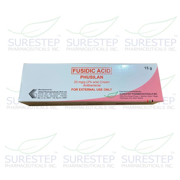 FUSIDIC ACID PHUSILAN 20 mg/g (2% w/w) Cream Antibacterial