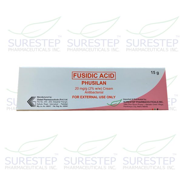 FUSIDIC ACID PHUSILAN 20 mg/g (2% w/w) Cream Antibacterial